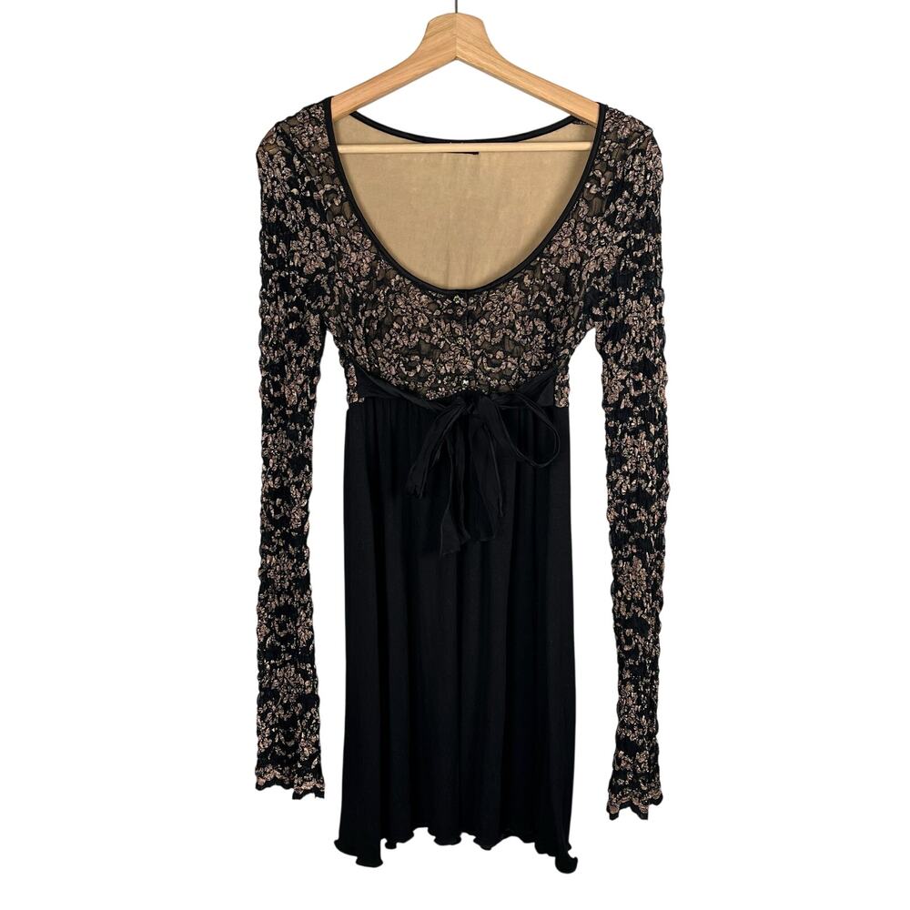 Y2K Ann Ferriday Babydoll Mini Dress Womens One Size Vintage Whimsigoth Goth